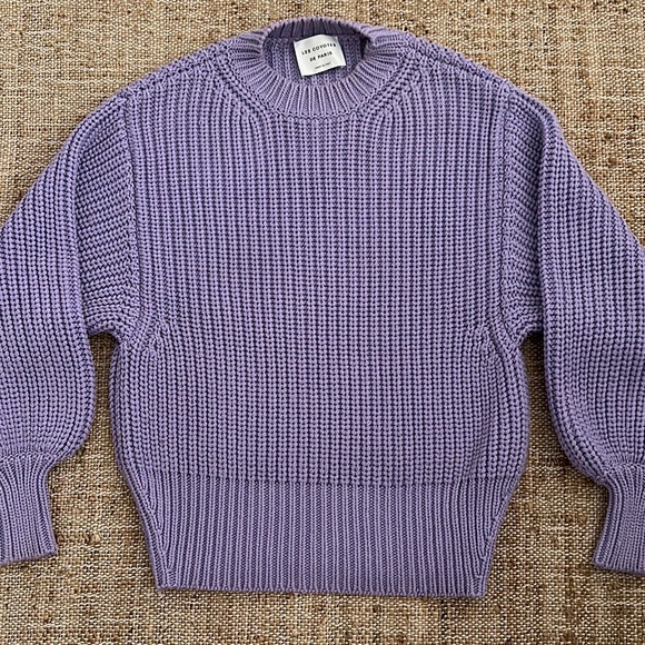 Les Coyotes de Paris Purple Wool Knit Sweater - Picture 1 of 10
